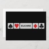 Euchreの招待-カスタマイズ 招待状 (正面/裏面)