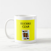 EUCHREプレーヤー コーヒーマグカップ (左)