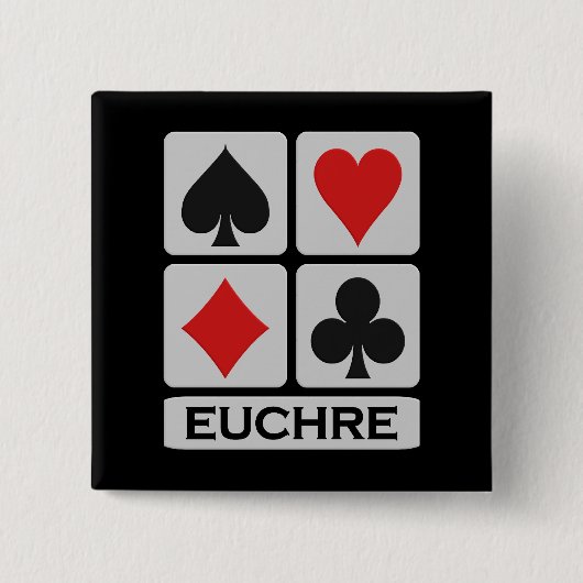 Euchreボタン 缶バッジ (正面)