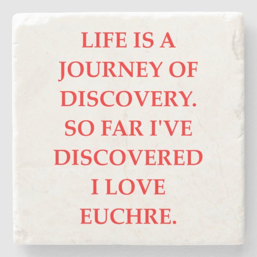 EUCHRE ストーンコースター (正面)