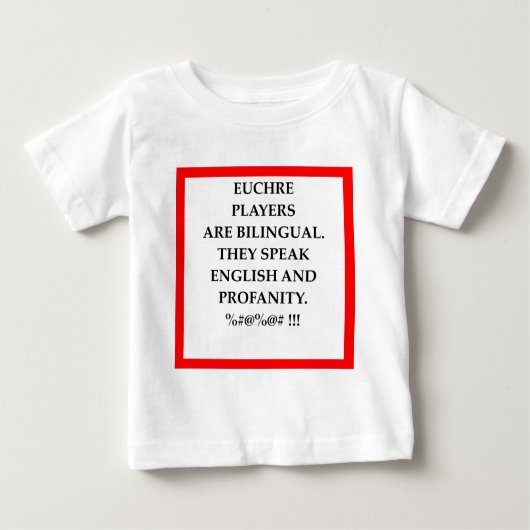 EUCHRE ベビーTシャツ (正面)