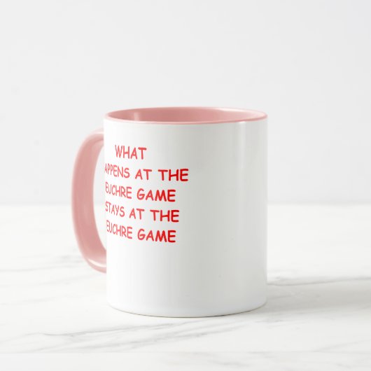 euchre マグカップ (正面左)