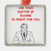EUCHRE メタルオーナメント (正面)