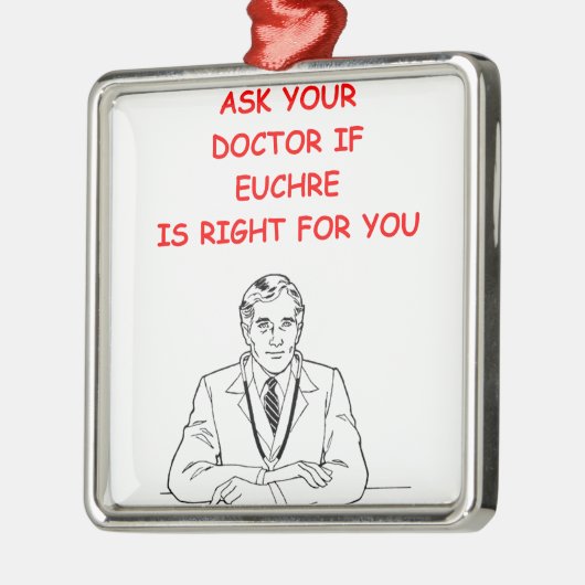 EUCHRE メタルオーナメント (左)