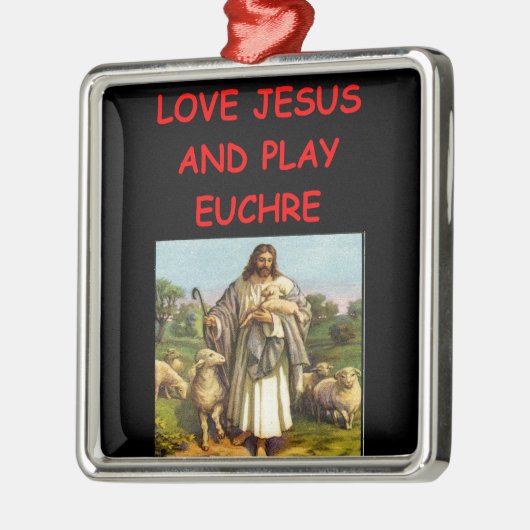EUCHRE メタルオーナメント (左)