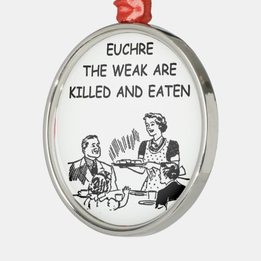 EUCHRE メタルオーナメント (左)