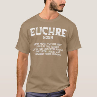 Euchre Card Game Player Euchre Gamers Funny Partne Tシャツ