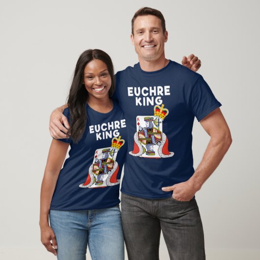Euchre Funny Euchre Card Game King friends Tシャツ (ユニセックス)