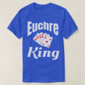 Euchre King Card Game Player Game Night Winner Fun Tシャツ (デザイン正面)