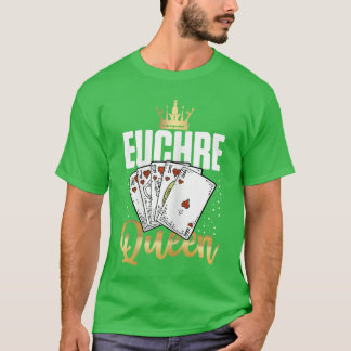 Euchre Queen Euchre Game family Tシャツ