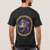 EUCOM J62の黒いTシャツ Tシャツ (裏面)