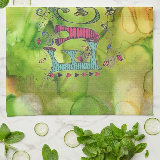 Eugeneの台所タオル キッチンタオル (折り畳み)