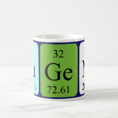 Eugeneの周期表の名前のマグ コーヒーマグカップ (中央)