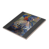 Eugèneアンリーポール・ゴーギャン-白馬 タイル (側面)