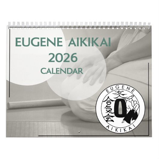 Eugene Aikikai 2026 Calendar カレンダー (カバー)