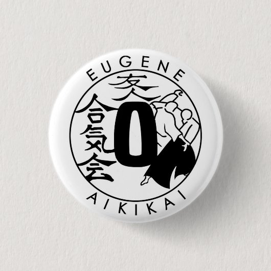 Eugene Aikikai small button 缶バッジ (正面)