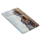 Eugene Boudin - Trouvilleでの入浴時間 マグネット (右側)