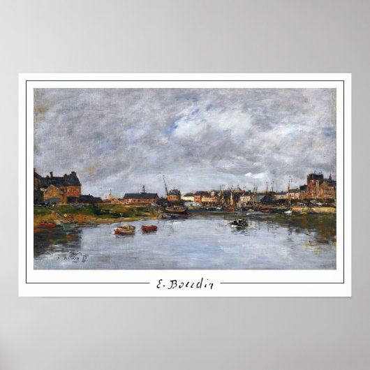 Eugène Boudin Zedign アートポスター #190 ポスター (正面)