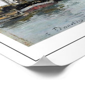 Eugène Boudin Zedign Art Poster #375-2 ポスター (角)