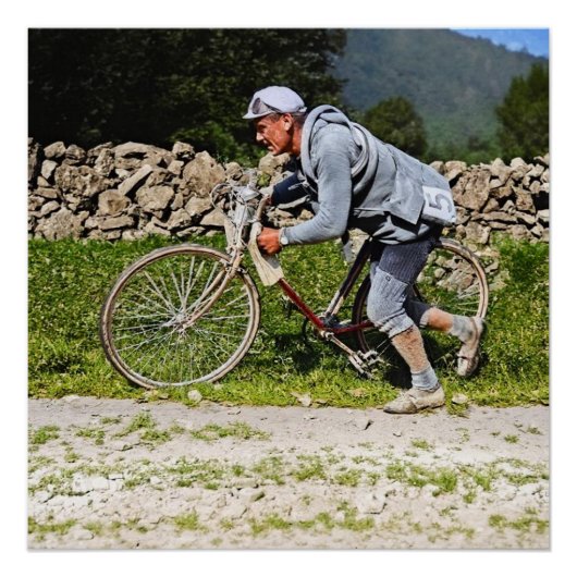 Eugene Christophe Tour de France 1922 Aubisque  ポスター (正面)