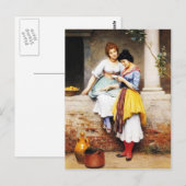 Eugene de Blaas – ラブレター ポストカード (正面/裏面)