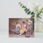 Eugene de Blaas – 浮気 ポストカード (スタンド正面)