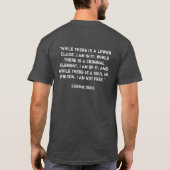 Eugene Debs (Convict 9653) for President Tシャツ (裏面)