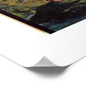 Eugene Delacroixによる天使とのヤコブレスリング ポスター (角)