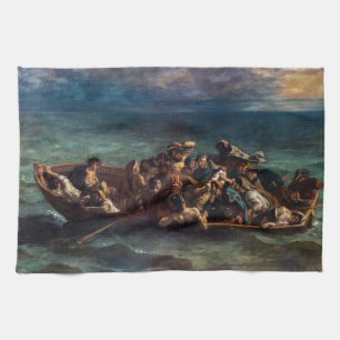 Eugene Delacroix – ドンファンの難破船 キッチンタオル