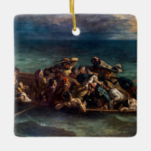 Eugene Delacroix – ドンファンの難破船 セラミックオーナメント