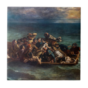 Eugene Delacroix – ドンファンの難破船 タイル