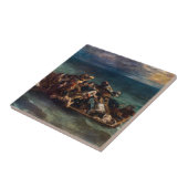 Eugene Delacroix – ドンファンの難破船 タイル (側面)