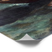 Eugene Delacroix – ドンファンの難破船 ポスター (角)