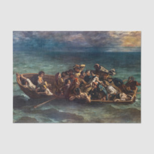 Eugene Delacroix – ドンファンの難破船 薄葉紙