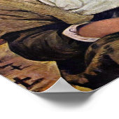 Eugene Delacroix – 墓地の孤児 ポスター (角)