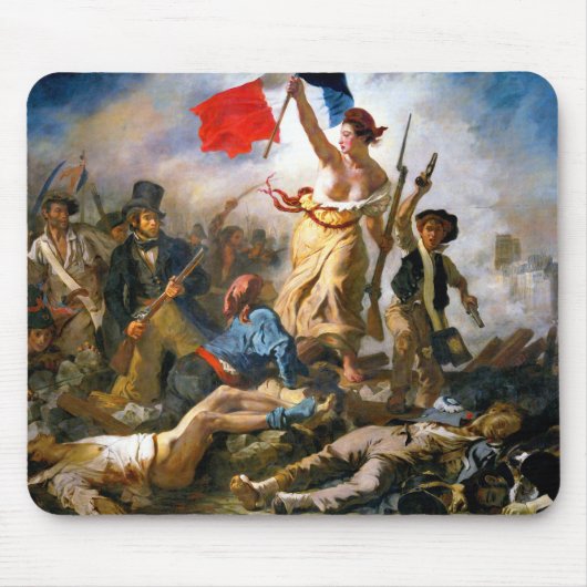 Eugene Delacroix Liberty Leading the People マウスパッド (正面)