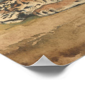 Eugene Delacroix - Royal Tiger ポスター (角)