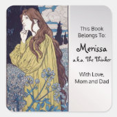 Eugene Grassetによる瞑想 スクエアシール (正面)