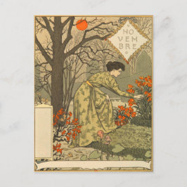 Eugène Grasset novembre ポストカード