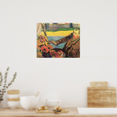 Eugene Henri Paul Gauguin - Van Gogh Painting ポスター (キッチン)