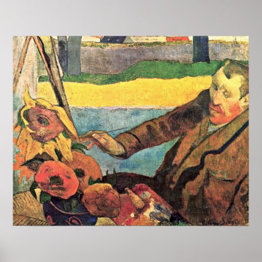 Eugene Henri Paul Gauguin - Van Gogh Painting ポスター (正面)