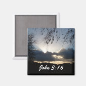 Eugene, OR...ジョン3:16 マグネット (正面/裏面)