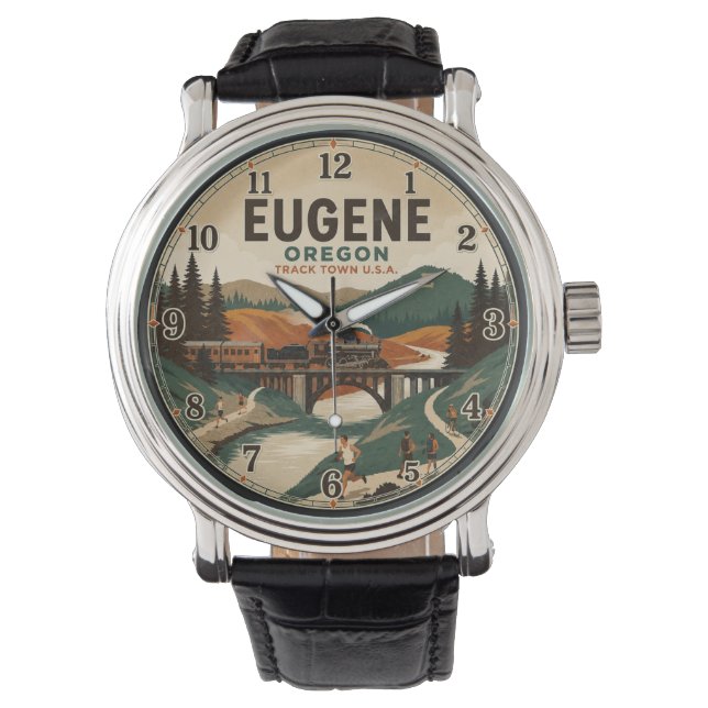 Eugene Oregon 腕時計 (正面)