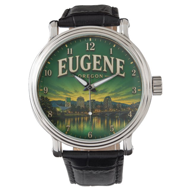 Eugene Oregon 腕時計 (正面)