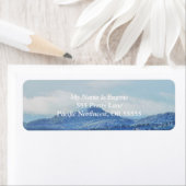 Eugene、Oregon Customizable差出人住所ラベル ラベル (インサイチュ)