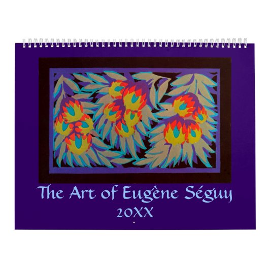 Eugène Séguyの芸術 カレンダー (カバー)