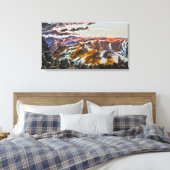 Eugene VON GUERard -山タウンゼント（修正済み） キャンバスプリント (インサイチュ (寝室))