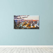 Eugene VON GUERard -山タウンゼント（修正済み） キャンバスプリント (インサイチュ (ウッドフロア))