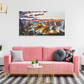 Eugene VON GUERard -山タウンゼント（修正済み） キャンバスプリント (インサイチュ (リビング))