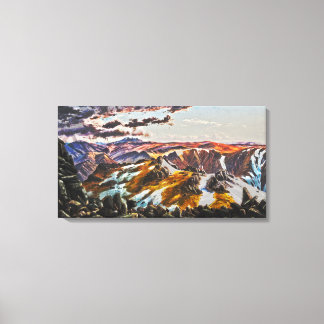 Eugene VON GUERard -山タウンゼント（修正済み） キャンバスプリント